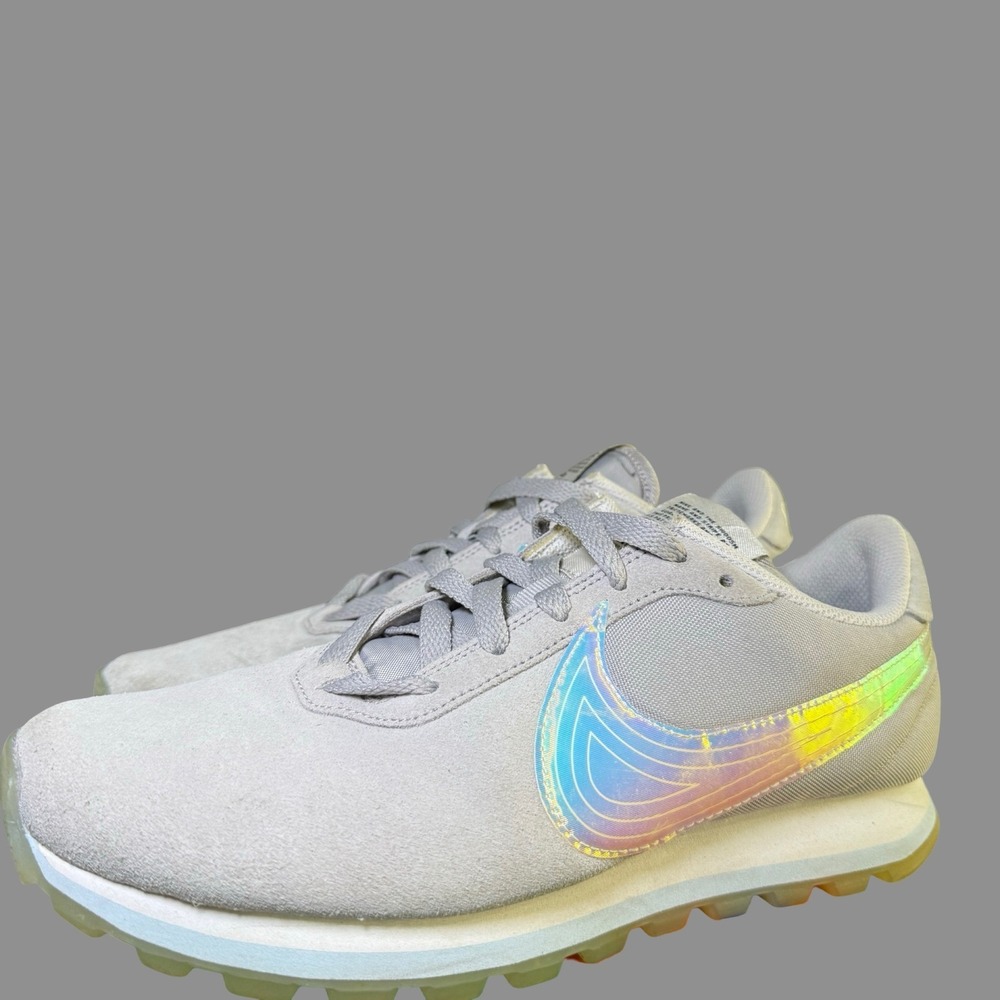 Nike Outburst Sneakers Womens 9 Grey Good Iridescent Holographic A03166-001